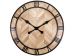 Wandklok Nextime Roman Vintage dia 58cm hout licht bruin