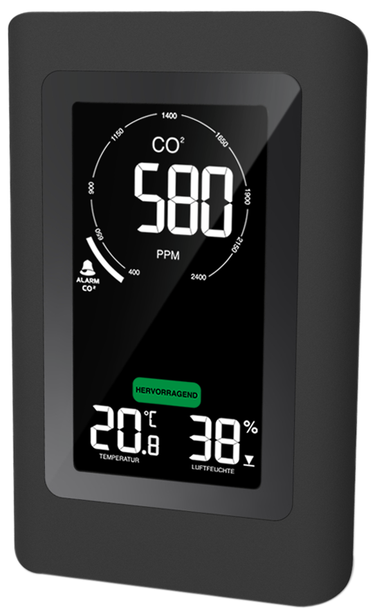 Technoline WL 1030 - CO2 Meter - Thermo/Hygrometer - Zwart