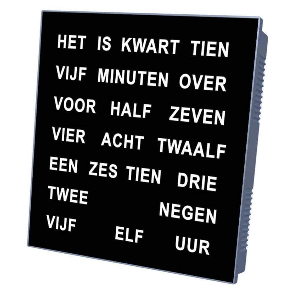 Intertime 1235  LED - Woordklok 28 x 28 cm